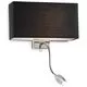 Aplica Ideal Lux Hotel, 1xE27, crom-negru