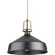 Pendul Ideal Lux Eris, 1xE27, auriu satinat-negru