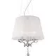 Lustra cristal Ideal Lux Pegaso, 3xE14, alb-crom