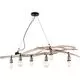 Pendul Ideal Lux Driftwood, 6xE27, lemn natur