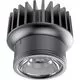 Modul LED incastrat Ideal Lux Dynamic, 10W, 4000K, 65mm, negru, IP54, 208565