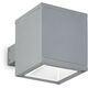 Aplica exterior, Ideal Lux Snif, 1xG9, 90x140x100mm, gri, IP44, 118666