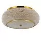 Plafoniera cristal Ideal Lux Pasha, 14xE14, auriu