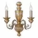 Aplica Ideal Lux Firenze, 2xE14, auriu antic