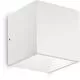 Aplica LED, exterior, Ideal Lux Rubik, 8.5W, 4000K, 100x100x100mm, alb, IP54, 149745