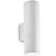 Aplica exterior Ideal Lux Gun, 2xGU10 max. 35W, 65x110x210 mm, alb, IP44