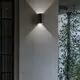 Aplica LED, exterior, Ideal Lux Apollo, 6W, 4000K, 70x60x110mm, negru, IP44, 137391