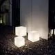 Lampadar gradina, Ideal Lux Luna, 1xE27, 500x500mm, alb, IP44, 191607