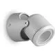 Aplica tip spot, Ideal Lux Xeno, 1xGU10, 90x135x110mm, gri, IP44, 129471