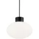 Baza suspendata Ideal Lux Clio 1xE27, 90x295/1005mm, negru, IP44, 144245