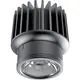 Modul LED incastrat Ideal Lux Dynamic, 15W, 3000K, 65mm, negru, IP54, 208589