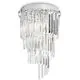 Plafoniera cristal Ideal Lux Carlton, 8xE14, crom