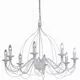 Candelabru Ideal Lux Corte, 8xE14, ruginiu
