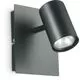 Aplica tip spot, Ideal Lux Spot, 1xGU10, 120x130x150mm, negru