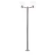 Baza stalp, Ideal Lux Clio, 2xE27, 1970mm, gri, IP44, 249513