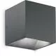 Aplica LED, exterior, Ideal Lux Rubik, 8.5W, 3000K, 100x100x100mm, antracit, IP54, 247083