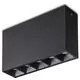 Spot fix LED aplicat Ideal Lux Lika Surface, 10W, 3000K, 135x80x35mm, negru, IP20, 244884