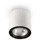 Plafoniera tip spot mobil, aplicat, Ideal Lux Mood, 1xGU10, 150x150mm, alb-negru