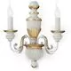 Aplica Ideal Lux Firenze, 2xE14, auriu-bej