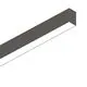 Profil LED incastrat, aplicat sau suspendat Ideal Lux Fluo Wide, 27W, 4000K, 1.2ml, negru, IP20, 192505