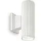 Aplica exterior, Ideal Lux Base, 2xGU10, 65x115x180mm, alb, IP44, 129457