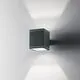 Aplica exterior, Ideal Lux Snif, 1xG9, 90x140x100mm, antracit, IP44, 121963