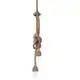 Pendul Ideal Lux Canapa, 2xE27, bej-negru