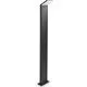 Stalp mediu LED, Ideal Lux Style, 9W, 3000K, 139x125x1000mm, antracit, IP54, 246871