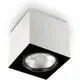 Plafoniera tip spot mobil, aplicat, Ideal Lux Mood, 1xGU10, 90x90x105mm, alb-negru