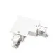 Element de conectare sina, incastrata, Ideal Lux Link Trim, 110x110x35mm, alb, 188119