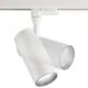 Proiector LED, sina, Ideal Lux Smile, 20W, 4000K, 80x285mm, alb, 190013