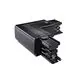 Element de conectare sina, Ideal Lux Link Trimless, 101x101x32mm, negru, 169712