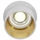 Spot fix incastrat Maytoni Reif, 1xGU10, alb, auriu, rotund, IP20